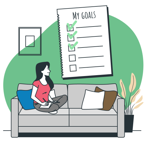 Personal goals checklist